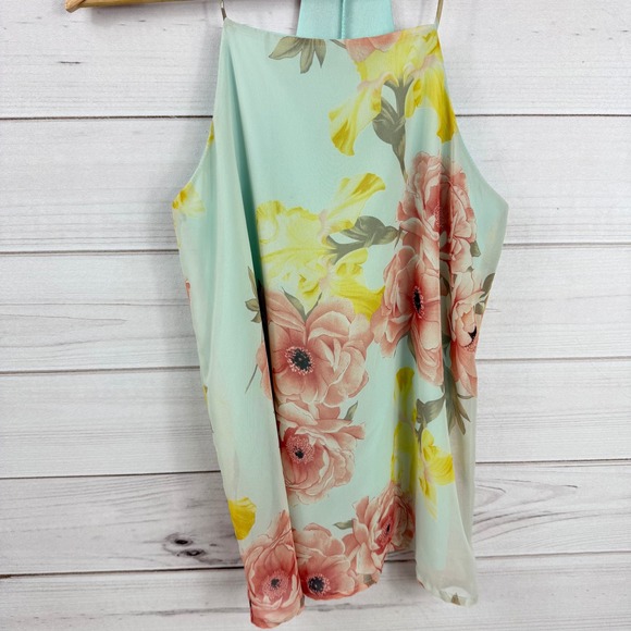 Altar'd State Floral Print Cami Tank Top Sleeveless Blouse - Size S - Picture 2 of 7
